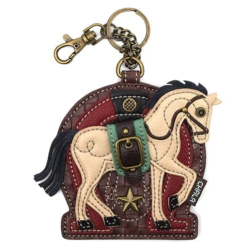 CHALA Wilderness Collection Women's Decorative Key Fob/Coin Purse Accessory - Horse Gen II - Image 1