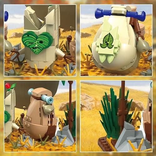 Koroks Building Set- Compatible with Lego for Adults, Link’s Forest Spirit Companion Rescue Set for BOTW Fans, Great Toys Gifts for Fans Adults thumbnail 3