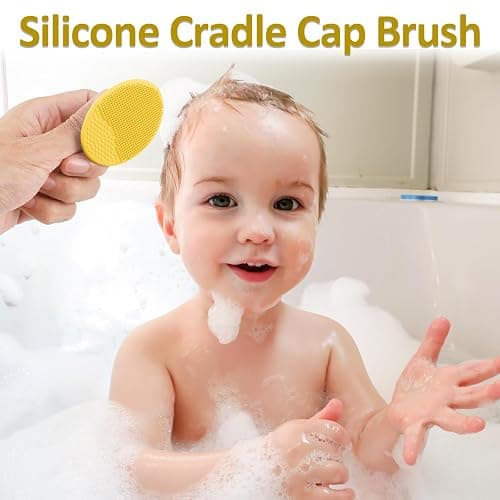 Baby Grooming Kit, Infant Safety Care Set with Hair Brush Comb Nail Clipper Nasal Aspirator,Baby Essentials Kit for Newborn Girls Boys (Yellow) thumbnail 3