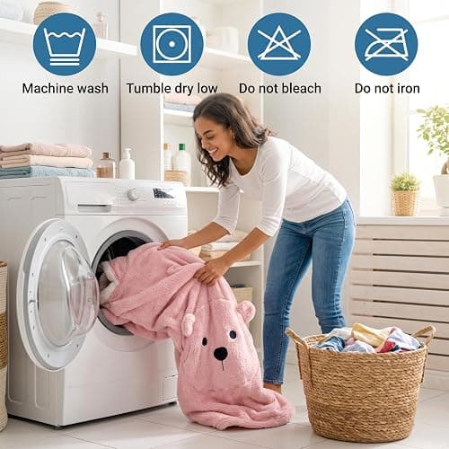 Huahomehui ZXIMU Blanket Hoodie, Wearable Blanket Extra Long Hoodie Blanket for Women Comfy Snugaies for women. thumbnail 7