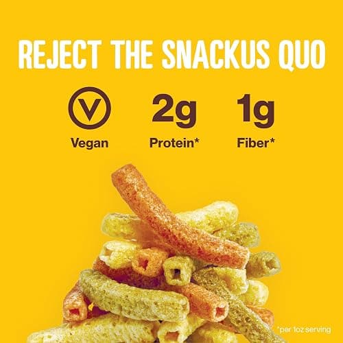 Hippeas Veggie Straws, Variety Pack: Sour Cream & Onion, Rockin’ Ranch, 0.75 Ounce (Pack of 18), 2g Protein, 1g Fiber, Vegan, Gluten-Free, Crunchy, Plant Protein Snacks thumbnail 6