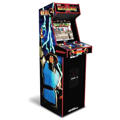 ARCADE1UP Mortal Kombat II Deluxe Arcade Machine, 14 Games | Gaming Cabinet with Real Feel Joysticks and Buttons, 17-Inch Color Screen - Image 1