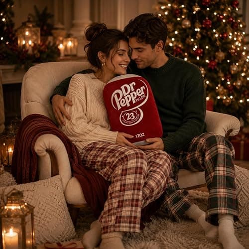 Dr Pepper Pillow Plush, Soda Can Shaped Throw Pillow, Funny Food Plush Cushion, Soft Decorative Pillow for Couch Bed Office, Funny Pillow for Any Occasion, Cute Aesthetic Room Decor for Kids & Adults thumbnail 6