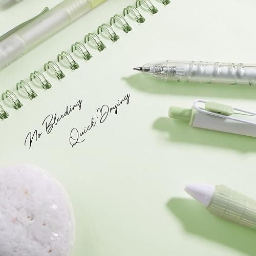 10PCs Pastel Gel Ink Pen Set,Retractable Black Ink Pens 0.5mm Fine Point | Smooth Writing, Quick-Drying, No Smear,Black Gel Pens for Writing, Journaling, Note Taking, Home, School, Office Supplies thumbnail 2