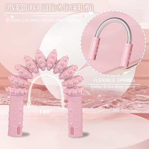 Ao Yee ZGL Bendable Roller Massage Stick for fasciamassage, Cellulite Elimination, Lymphatic Circulation Promotion and Muscle Soreness Relief - Multifunctional Massage Roller for Leg and Back Muscle thumbnail 5