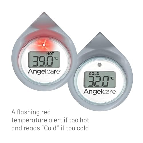 Angelcare Happy Seal Baby Bath Room Thermometer, GREY thumbnail 6