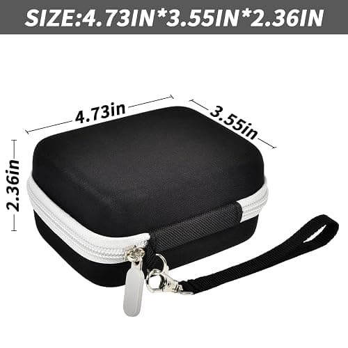 Grapsa Digital Camera Case for CAMKORY/for Kodak Pixpro/for VAHOIALD/for Sony DSCW800 830/ for Canon PowerShot 180 190. Vlogging Cameras Storage Holder for Accessories (Box Only)-Black thumbnail 5