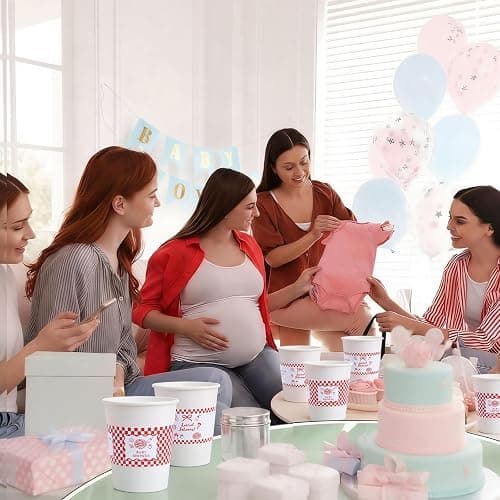 Gueevin 30 Pcs Special Delivery Baby Shower Water Bottle Labels | Waterproof Bottle Stickers Wrappers Labels for Soda Drink Themed Favors Baby Shower Party Gender Reveal Decoration Supplies thumbnail 6