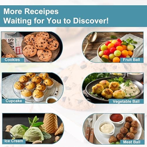 HOMURE H Cookie Scoop Set, Include 1 Tbsp/2 Tbsp/3 Tbsp, Cookie Scoops for Baking Set of 3, 18/8 Stainless Steel, Good Grip, Non-Slip, For Cookies Cupcake Muffin Ice Cream waffle thumbnail 6