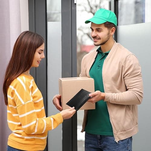 METRONIC Black Bubble Mailers 4x8 Inch 200 Pack Small Padded Envelopes | Usable Size 4x7 Waterproof Padded Mailer Self Seal Adhesive Bubble Envelopes for Shipping Jewelry, Cards, Small Business thumbnail 2