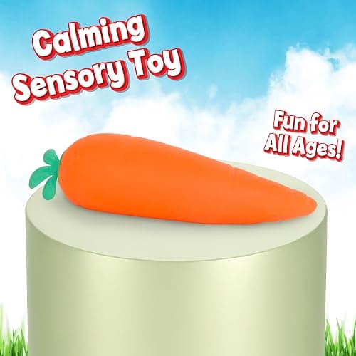 Toymendous Squishy Carrot – Jumbo 11.5 Inch Squishy Vegetable | Giant Stress Relief Toy | Fidget Sensory Food Fun for Kids, Teens & Adults thumbnail 4