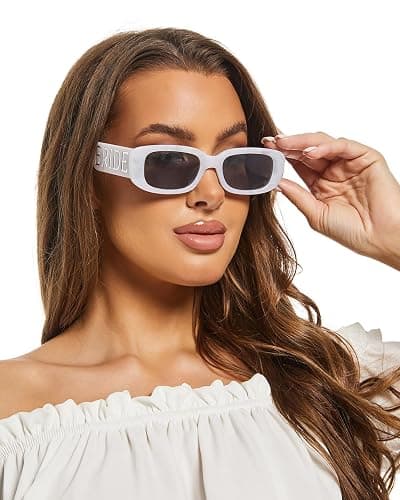 Fibye Bride Sunglasses, Bachelorette Sunglasses for Bride, Bridal Shower Accessory, Bachelorette Sunnies thumbnail 4