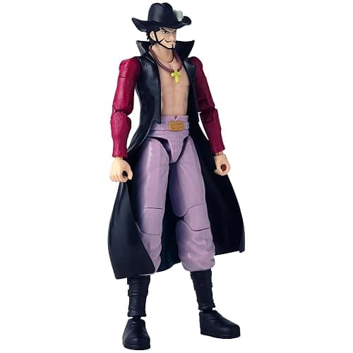 ANIME HEROES - One Piece - Dracule Mihawk Action Figure | One Piece 6 Inch Action Figure Anime Heroes - Dracule Mihawk thumbnail 4