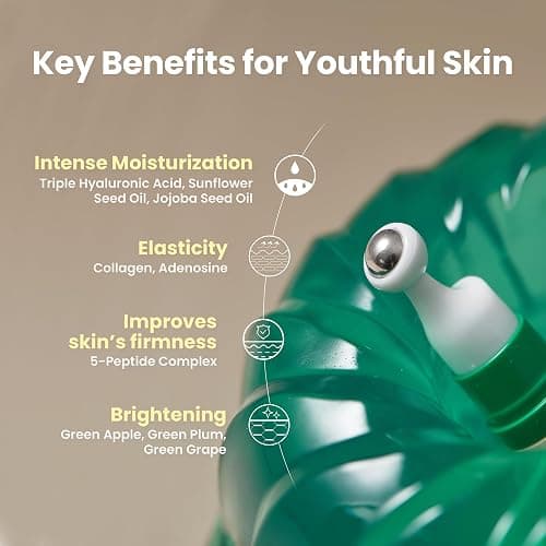 AXIS-Y Siero Occhi Vegano Al Collagene K Beauty Siero Al Collagene Con Triplo Acido Ialuronico E Peptidi Migliora L'Elasticità Della Pelle 0,33 Fl. Oz. thumbnail 4