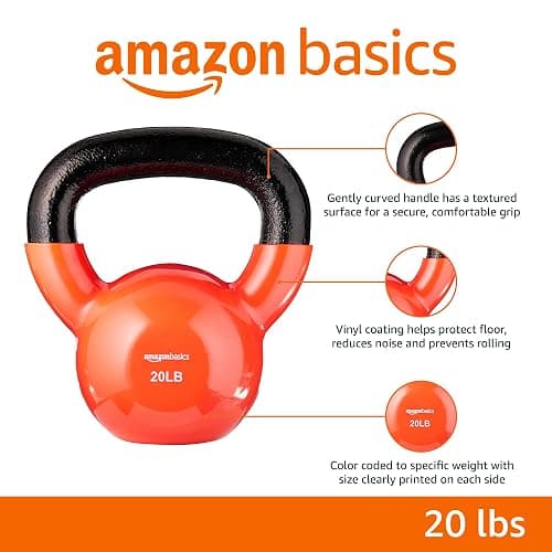 Amazon Basics Vinyl Kettlebell thumbnail 2