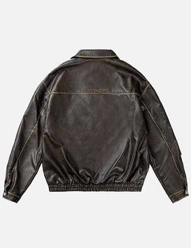 Aelfric Eden Jackets Multi Pocket Faux Leather Cropped Jacket Classic Vintage Comfy Soft Coats 2026 Trendy Outfits thumbnail 4