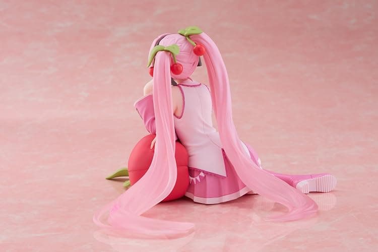 Taito-Sakura Miku Desktop Cute Figure (Cherry Cushion Ver.) thumbnail 4