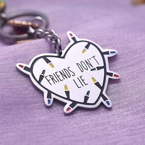 Friendship Gifts Keychain Friends Don't Lie Merchandise Halloween Collection Gift thumbnail 5