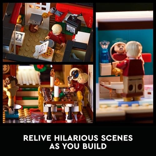 LEGO Ideas Home Alone McCallisters' House Building Set for Adults - Collectible Movie Model Kit for Office or Bookshelf Decor - Gift for Christmas - W/ 5 Minifigures - 21330 thumbnail 5