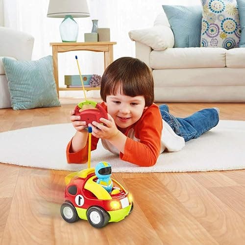 Tippi My First Remote Control Cars for 1, 2, 3 Year Olds - Car Toy for Toddler Boys or Girls - For Kids Age 1-3, Suitable for Children Age 18 Months+ thumbnail 2