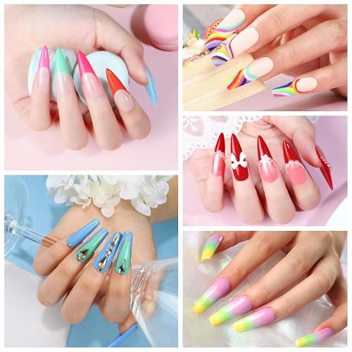 COSCELIA 53pcs Gel Nail Polish Kit with U V light Drill 35 Color Gel Polish | 5pc Top Base Coat, Nail Art Professional Gel Manicure Starter Kit, Gifts for Women Teens Girls Gifts for Women thumbnail 3