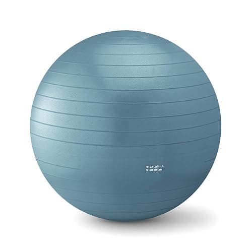 Amazon Basics Anti-Burst Exercise Ball with Pump, 23-26" Diameter thumbnail 5