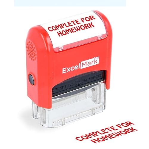 Teacher Stamps - Complete for Homework (55073) - Image 1