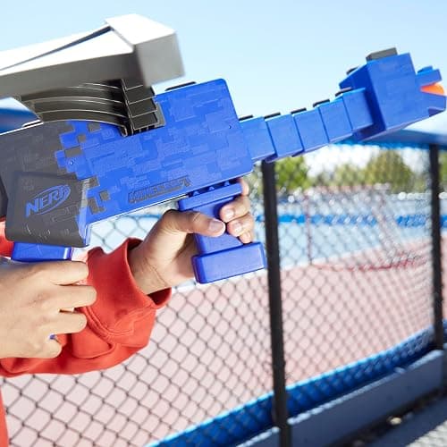 NERF Minecraft Ender Dragon Blaster, 4-Dart Internal Clip, 12 NERF Elite Foam Darts, Design Inspired by Mob in The Game thumbnail 4