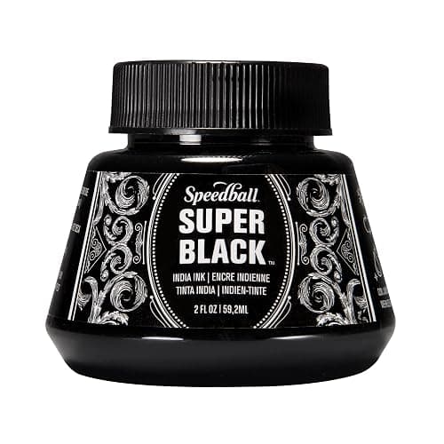 Speedball Super Black India Ink, 2-Ounce - Image 1
