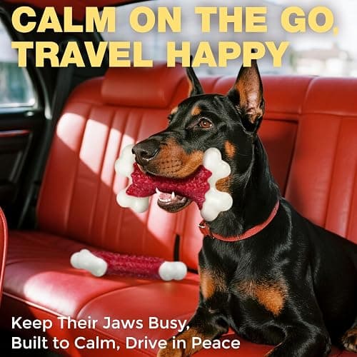 Kseroo Tough Dog Toys, Toys for Aggressive Chewers Large Breed, Chew Dogs, Bone Toy Nylon Dogs Almost Indestructible thumbnail 6