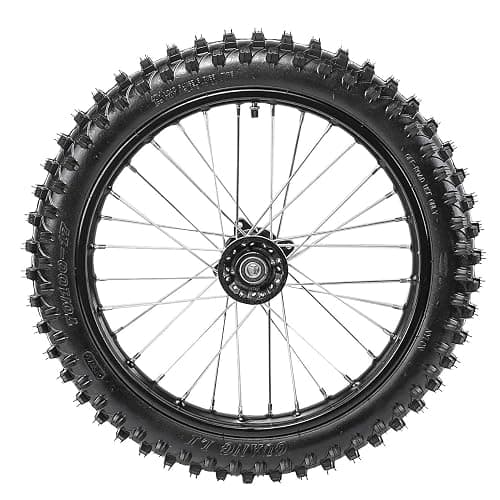 WPHMOTO 70/100-17 Front + 90/100-14 Rear Wheels Tires and Rim Inner Tube With 15mm Bearing Assembly for Dirt Pit Bikes thumbnail 3