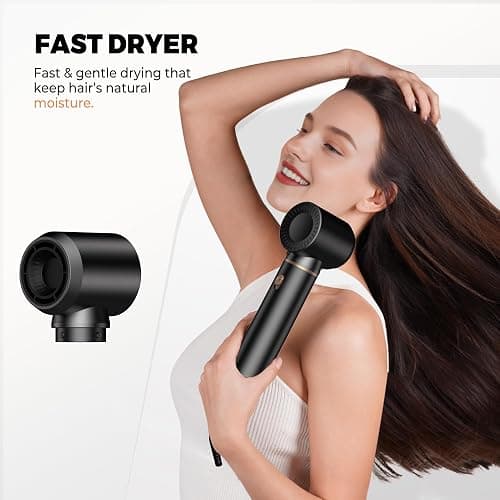 5 in 1 Blow Dryer Brush, Negative Ion Hair Dryer Brush Set Upgrade Hot Air Brush Air Styler Curling Wrap Air Curler, Curling Iron Hair Styling Tools As A Gift for Straight/Curl/Drying/Smoothing thumbnail 6