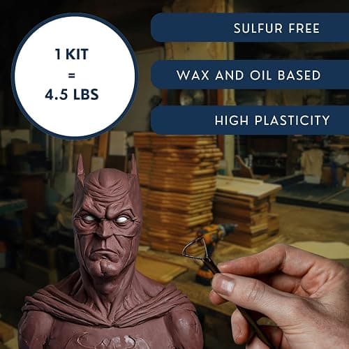 Tay- Monster Clay Premium Grade Modeling Clay (4.5lb) thumbnail 2