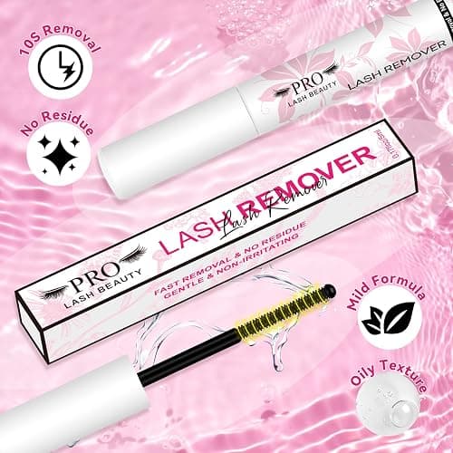 PRO LASHBEAUTY Lash Cluster Glue Clear Lash Glue Remover Kit Lash Bond and Seal Waterproof, Long Lasting 7 Days 10S Removal Eyelash Glue Remover No Residue(Clear Bond & Seal+Remover) thumbnail 3