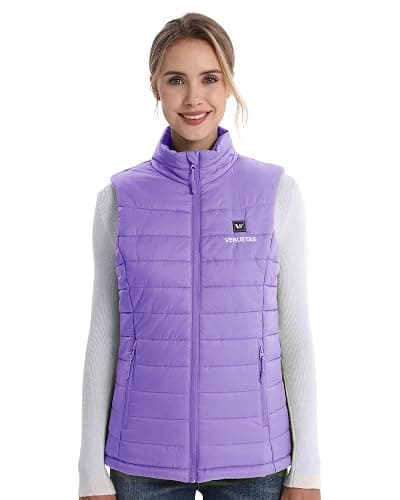 Venustas Women's Heated Vest with Battery, Lightweight Quilted Vest for Women thumbnail 2