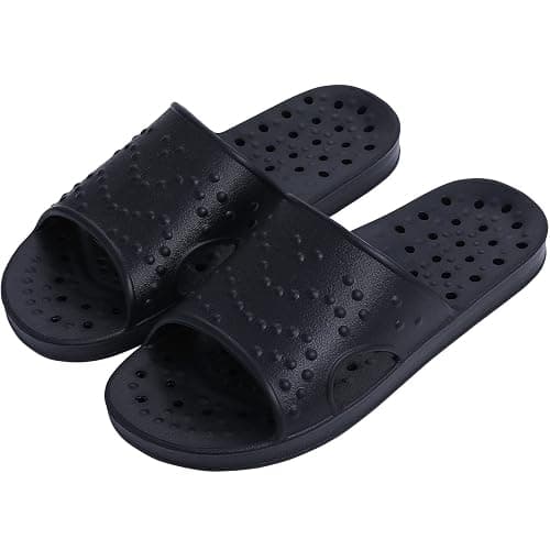 shevalues Shower Shoes for Women Men with Arch Support Quick Drying Pool Slides Lightweight Beach Sandals with Drain Holes thumbnail 7
