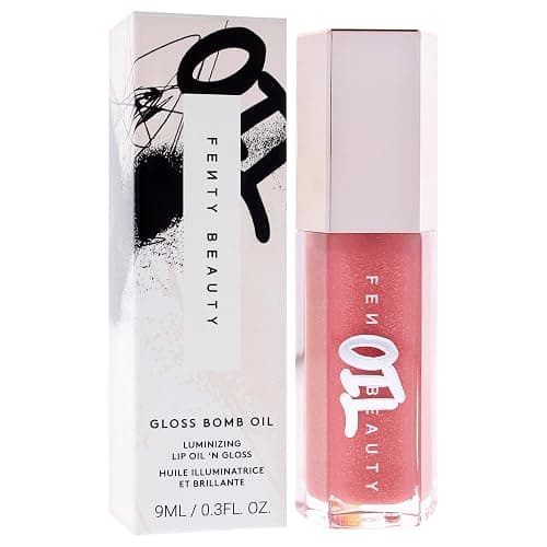 Gloss Bomb Luminizing Lip Oil N Gloss - 01 Fussy by Fenty Beauty for Women - 0.3 oz Lip Gloss thumbnail 3