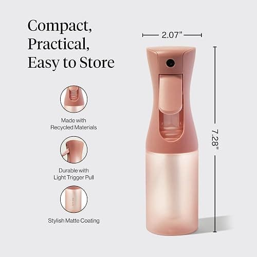 Kitsch Continuous Spray Bottle for Hair – Terracotta, 150ml | Fine Mister Spray Bottle & Water Spray Bottle – Recycled Hair Spray Bottle – Spray Bottles for Cleaning, Styling, & More thumbnail 2