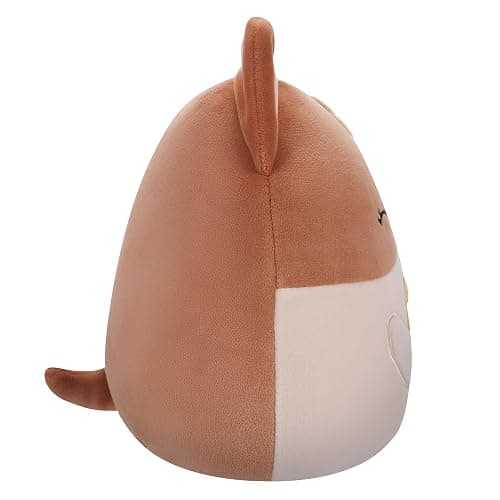 Squishmallows Original 7.5-Inch - Regina The Brown and White Corgi with Pineapple Drink and Flower thumbnail 7