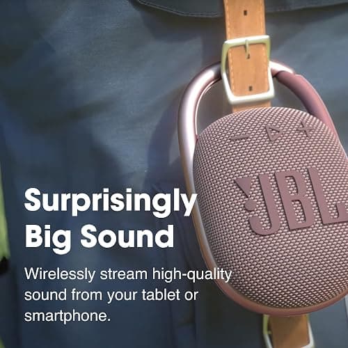 JBL Clip 4, Teal - Portable Bluetooth 5.1 Speaker - Up to 10 Hours of Play - Waterproof & Dust Resistant - Includes Noise & Echo-Canceling Speakerphone thumbnail 2