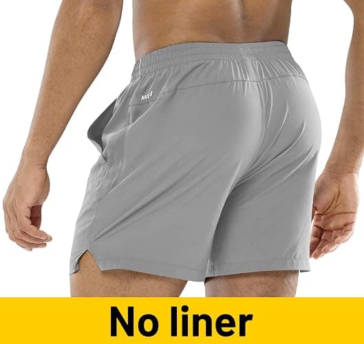 MIER Men's Workout Running Shorts Quick Dry Active 5 Inches Shorts with Pockets, Lightweight, Breathable thumbnail 2