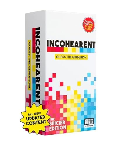 Incohearent, The Guess The Gibberish Party Game By Relatable, A Funny Card Game For Adults, Includes 300 Cards, Instructions, And 1 Sand Timer, Fun for Friendsgiving, or a White Elephant Gift thumbnail 9