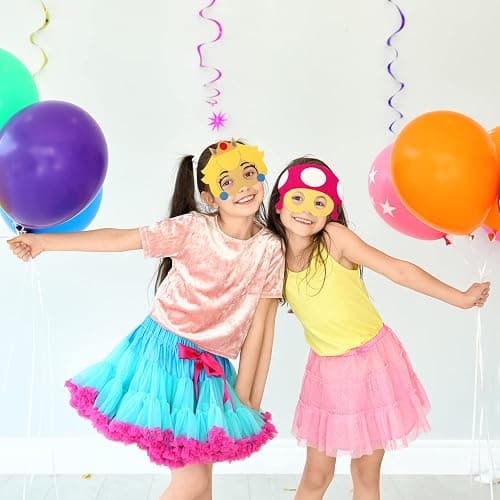 12Pcs Felt Mask, Birthday Game Themed Masks, Cosplay Party Masks, Felt Masks, Children's Party Masks, Character Masquerade, Halloween Dress Up Party Supplies for Boys and Girls Role Play thumbnail 5