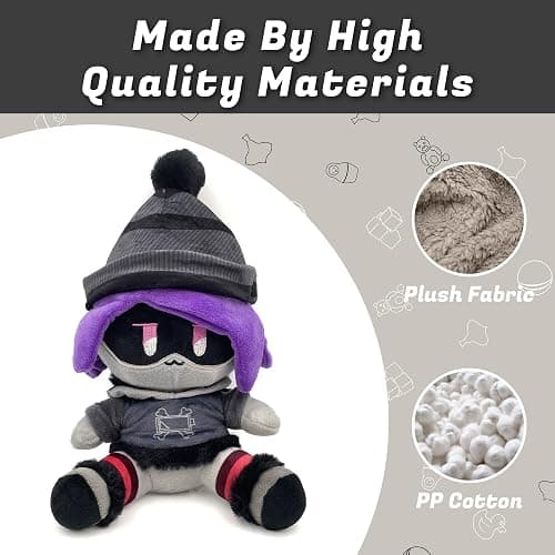 Adenzai: Plush v Toys Plush Doll Cartoon for Fans, Stuffed Doll Gifts Kids Choice Birthday Presents for Kids (Uzi) Cute Halloween Plush Toy thumbnail 5