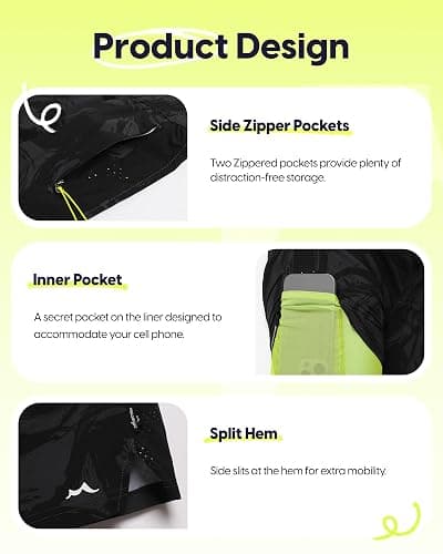 #6 maamgic Boys Athletic Shorts with Liner Teens Youth 2 in 1 Active Running Shorts thumbnail 3