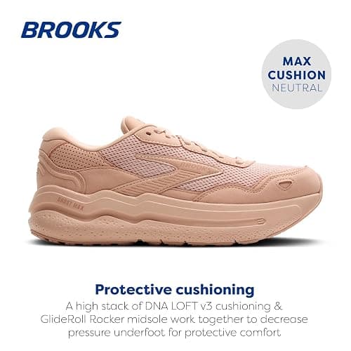 Brooks Women's Ghost Max Suede/Leather Neutral Running & Walking Shoe thumbnail 2
