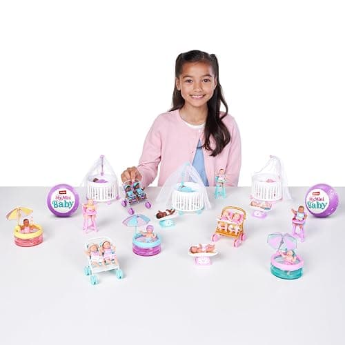 5 Surprise My Mini Baby Series 2 by ZURU, Collectible Mystery Capsule, Toy for Girls, Realistic Miniature Baby, Playset and Accessories thumbnail 7