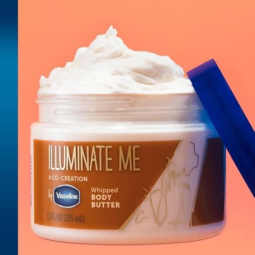 Vaseline Illuminate Me Shea Butter Whipped Body Butter for Melanin Rich Skin Provides 24 Hour Moisturization for Dry Skin 325mL thumbnail 4