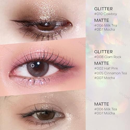 KYDA Single Matte Eyeshadow, Sheer Off White Vanilla Eyeshadow, Blendable Brightenning Primer for Eyes Shadow, Ultra-fine Lightweight Powder, Moonlight thumbnail 5