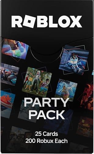 Roblox Party Pack, Multipack of 25 Cards (200 Robux Each) - $50 thumbnail 2